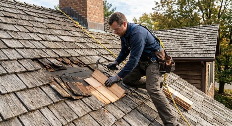 Shake Shingle Repair
